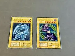 PSA9 遊戯王 ブラック・マジシャン 青眼の白龍 ステンレス 2枚セット