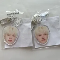 TREASURE 顔アクキー2個セット ジョンファン　怒　哀