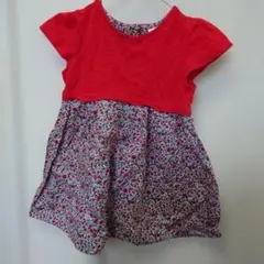 next 9-12ヶ月 花柄ワンピース