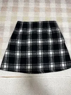 【Heather】 チェック柄ミニスカート