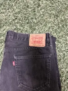 LEVI’S 505 ブラックデニム