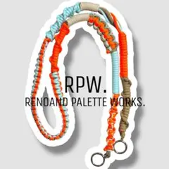 【1-1002】数量限定 パラコード スマホストラップ オレンジ ベージュ