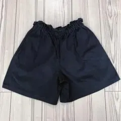 150　GU 黒 ハーフパンツ　女の子