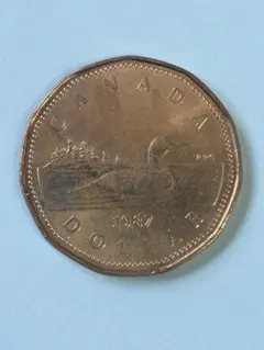 カナダ 2ドル硬貨 1996年 ホッキョククマ エリザベス2世 【260795