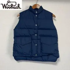 Woolrich 80s 白タグ ダウンベスト ネイビー