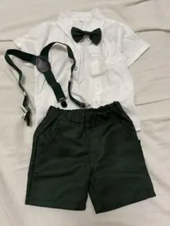 フォーマルキッズ服 18-24M ホワイト・グリーン