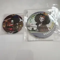 ONEPIECE ブルック 缶バッジ 2個セット