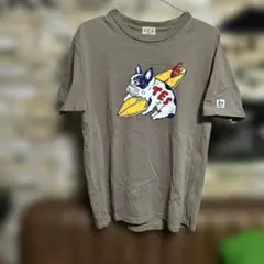 TES サーフボード フレンチブルドッグ Tシャツ LARGEのサムネイル