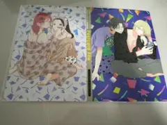【匿名配送】春の嵐とモンスター　野良猫と狼　ポストカードファイル　花とゆめ　付録