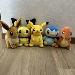 ポケモンぬいぐるみ5点セット