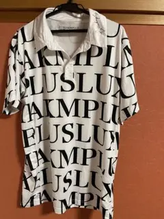 LUXEAKMPLUS ポロシャツ ホワイト Lサイズ