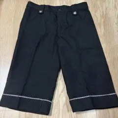 COMME CA ISM ブラック ハーフパンツ