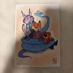 ズートピア2 来場者特典 ポストカード アートボード 入場者特典