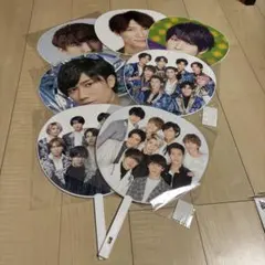 Snow Man 渡辺翔太 阿部亮平 佐久間大介 深澤辰哉 うちわセット