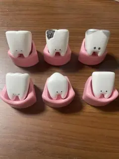 こんにち歯 セット ガチャガチャ コンプリート 6個セット
