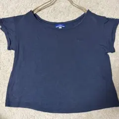 《BURBERRY BLUE LABEL》半袖 カットソー ネイビー 【M】