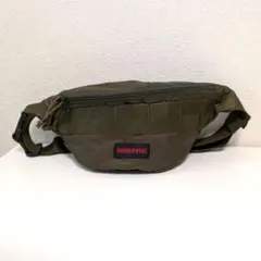 BRIEFING ナイロンボディバッグ カーキ/オレンジ