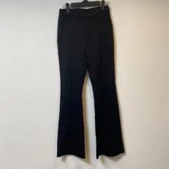 【THROW by SLY】黒 ストレッチ フレアパンツ レディース