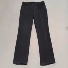 レディース ダークグレー スラックス パンツ