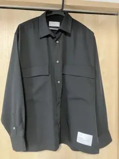 PRY Drape Work Shirt ブラック シュウト　美品