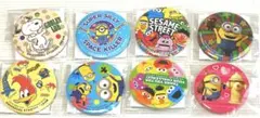 USJキャラクター缶バッジ8個セット