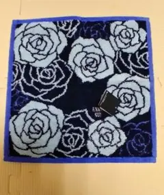 ANNA SUI バラ柄 タオルハンカチ