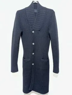 ジュンハシモト junhashimoto ショールカラーロングカーディガンコート