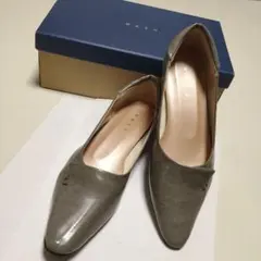 WASH フラットシューズ エナメル （23.0〜23.5cm）日本製