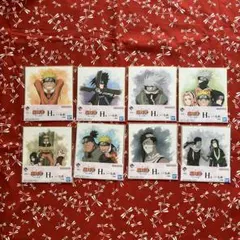 一番くじ NARUTO-ナルト- 波の国編 H賞ミニ色紙全8種セット