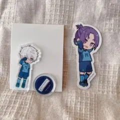 ブルーロック アクスタ＆ステッカーセット DAISO