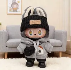 Labubu 着せ替え服 ファッションパーカー5点セット17cm