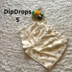 ディップドロップス　花柄ショートパンツ　オンワード　デイジー柄　クリーム色　S
