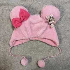 ディズニー ファンキャップ ミニー ピンク
