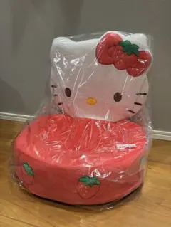 新品未使用　タグ付き　ハローキティ座椅子 ハローキティ】座椅子 3段階リクライニング座椅子 HELLO KITTY