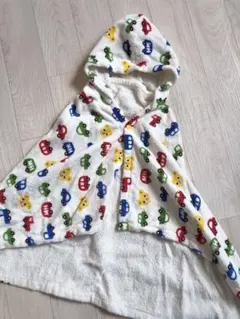 ミキハウス　ベビーポンチョ　おくるみ