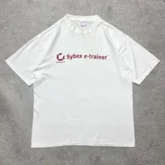 90s ビンテージ Sybex e-trainer IT企業ロゴTシャツ XL