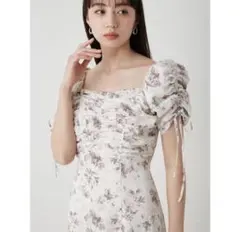 スナイデル SNIDEL バリエプリントワンピース SWFO242033