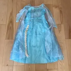 Disney エルサ ドレス 130cm ウィッグ付き　ハロウィン