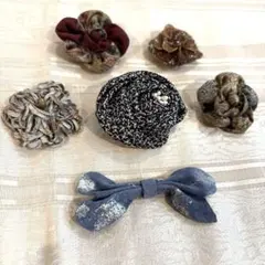 手作りブローチ　6個セット