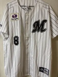 千葉ロッテ 8 中村奨吾選手 2019サマーユニフォーム - メルカリ