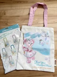 ディズニーシー25周年，シェリーメイ，トートバッグ，ダッフィ&フレンズ，新品