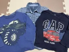 値下げ　ベビーギャップ　長袖　3枚