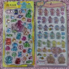 PIXAR プチドロップステッカー モンチッチうるちゅるPOPシール　2枚セットのサムネイル
