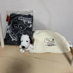 スヌーピー ぬいぐるみ　サコッシュ　バッグ 3点セット