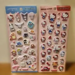 【正規品】サンリオキャラクターズ・ハローキティ ぷっくりシール2枚セット