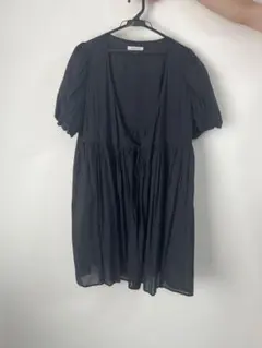 FREAK'S STORE ブラック 半袖 ブラウス