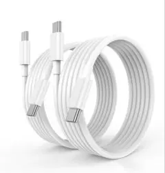 USB C ケーブル 純正 2M 2本セット PD対応 60W 急速充電