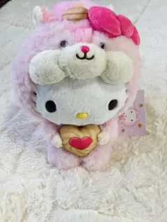 NICI×サンリオ フィギュアポーチ ハローキティ×ラブベア ペンケース