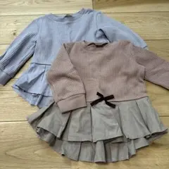 petit main 長袖カットソー 100cm 2点セット