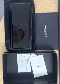 SAINT LAURENT ブラック 長財布